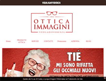Tablet Screenshot of otticaimmagini.it